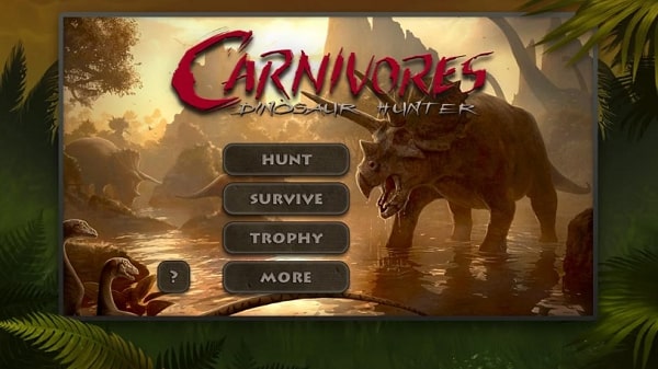 Carnivores: Dinosaur Hunter hack