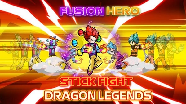 Stickman Fight Dragon Legends Battle