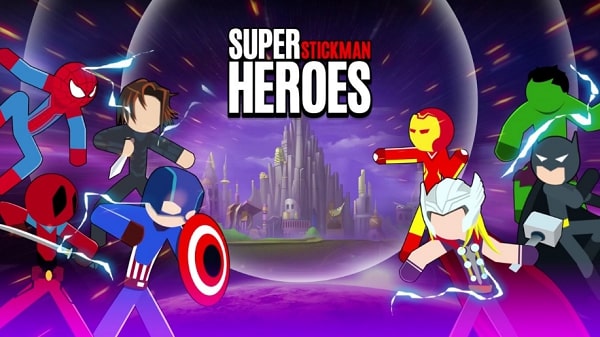 Super Stickman Heroes Fight