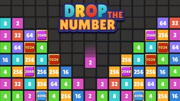 Drop The Number Merge Game